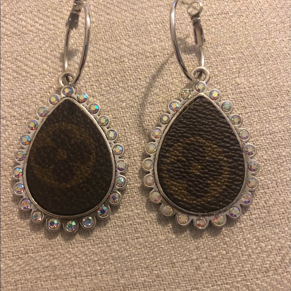 Silver earrings